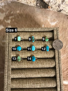 The Willowcreek Turquoise Rings-Rings-Calli Co., Turquoise and Silver Jewelry, Native American Handmade, Zuni Tribe, Navajo Tribe, Brock Texas