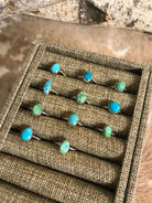 The Willowcreek Turquoise Rings-Rings-Calli Co., Turquoise and Silver Jewelry, Native American Handmade, Zuni Tribe, Navajo Tribe, Brock Texas