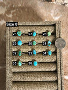 The Willowcreek Turquoise Rings-Rings-Calli Co., Turquoise and Silver Jewelry, Native American Handmade, Zuni Tribe, Navajo Tribe, Brock Texas