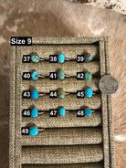 The Willowcreek Turquoise Rings-Rings-Calli Co., Turquoise and Silver Jewelry, Native American Handmade, Zuni Tribe, Navajo Tribe, Brock Texas