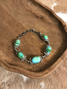 The Norland Link Bracelet, 2-Bracelets & Cuffs-Calli Co., Turquoise and Silver Jewelry, Native American Handmade, Zuni Tribe, Navajo Tribe, Brock Texas