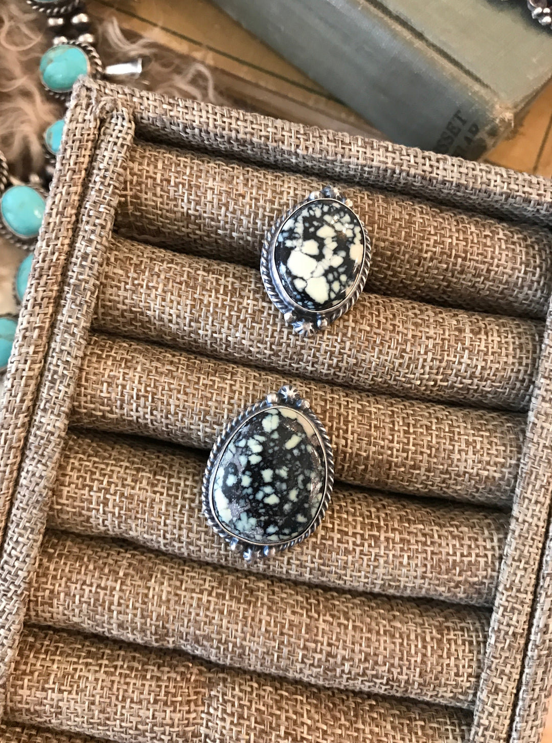 The Ward Rings in New Lander-Rings-Calli Co., Turquoise and Silver Jewelry, Native American Handmade, Zuni Tribe, Navajo Tribe, Brock Texas