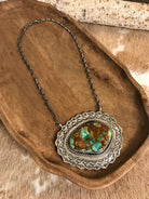 The Mirrormont Necklace, 1-Necklaces-Calli Co., Turquoise and Silver Jewelry, Native American Handmade, Zuni Tribe, Navajo Tribe, Brock Texas