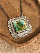 The Mirrormont Necklace, 4-Necklaces-Calli Co., Turquoise and Silver Jewelry, Native American Handmade, Zuni Tribe, Navajo Tribe, Brock Texas