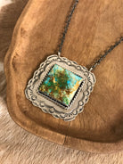 The Mirrormont Necklace, 4-Necklaces-Calli Co., Turquoise and Silver Jewelry, Native American Handmade, Zuni Tribe, Navajo Tribe, Brock Texas