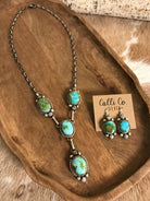 The Copeland Lariat Necklace Set, 13-Necklaces-Calli Co., Turquoise and Silver Jewelry, Native American Handmade, Zuni Tribe, Navajo Tribe, Brock Texas