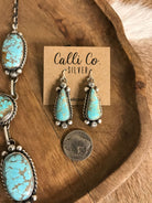 The Copeland Lariat Necklace Set, 14-Necklaces-Calli Co., Turquoise and Silver Jewelry, Native American Handmade, Zuni Tribe, Navajo Tribe, Brock Texas