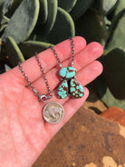 The Tempe Necklace, 17-Necklaces-Calli Co., Turquoise and Silver Jewelry, Native American Handmade, Zuni Tribe, Navajo Tribe, Brock Texas