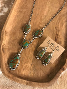 The Copeland Lariat Necklace Set, 16-Necklaces-Calli Co., Turquoise and Silver Jewelry, Native American Handmade, Zuni Tribe, Navajo Tribe, Brock Texas