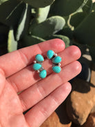 The Willow Creek Earrings, 1-Earrings-Calli Co., Turquoise and Silver Jewelry, Native American Handmade, Zuni Tribe, Navajo Tribe, Brock Texas