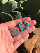 The Willow Creek Earrings, 1-Earrings-Calli Co., Turquoise and Silver Jewelry, Native American Handmade, Zuni Tribe, Navajo Tribe, Brock Texas