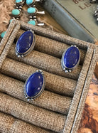 The Ward Rings in Lapis-Rings-Calli Co., Turquoise and Silver Jewelry, Native American Handmade, Zuni Tribe, Navajo Tribe, Brock Texas