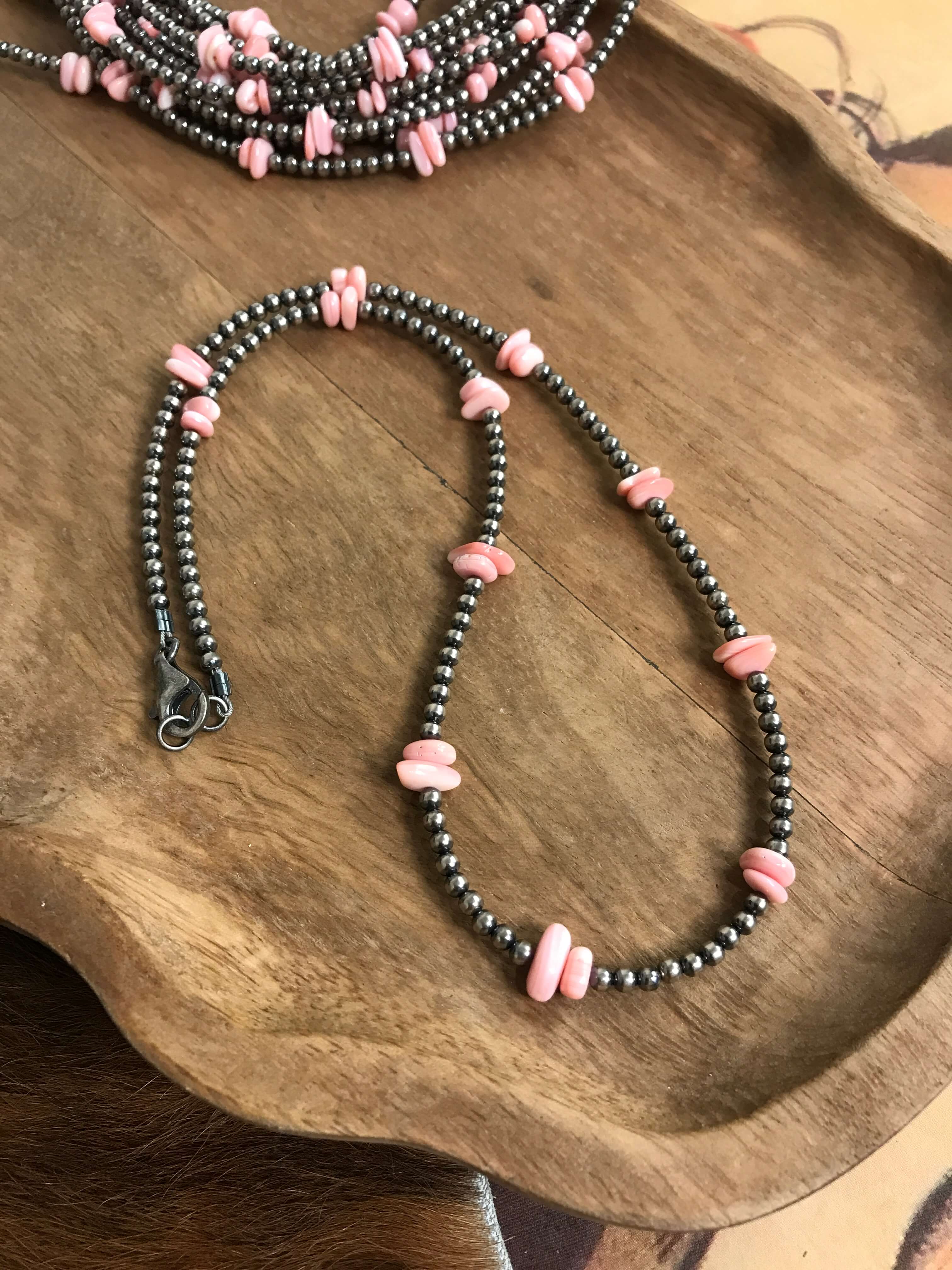 Pearl & Turquoise Nugget Necklace | Calli Co. Silver | Fort Worth, TX