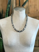 The Picabo Navajo Pearl Necklace-Necklaces-Calli Co., Turquoise and Silver Jewelry, Native American Handmade, Zuni Tribe, Navajo Tribe, Brock Texas