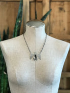 The Tahoka Thunderbird Necklace, 8-Necklaces-Calli Co., Turquoise and Silver Jewelry, Native American Handmade, Zuni Tribe, Navajo Tribe, Brock Texas
