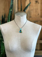 The Tempe Necklace, 16-Necklaces-Calli Co., Turquoise and Silver Jewelry, Native American Handmade, Zuni Tribe, Navajo Tribe, Brock Texas