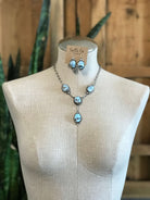 The Copeland Lariat Necklace Set, 12-Necklaces-Calli Co., Turquoise and Silver Jewelry, Native American Handmade, Zuni Tribe, Navajo Tribe, Brock Texas