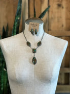The Copeland Lariat Necklace Set, 16-Necklaces-Calli Co., Turquoise and Silver Jewelry, Native American Handmade, Zuni Tribe, Navajo Tribe, Brock Texas
