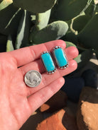 The Turquoise Studs, 7-Earrings-Calli Co., Turquoise and Silver Jewelry, Native American Handmade, Zuni Tribe, Navajo Tribe, Brock Texas