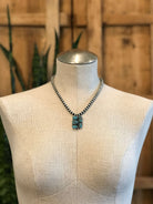 The Belterra Necklace, 1-Necklaces-Calli Co., Turquoise and Silver Jewelry, Native American Handmade, Zuni Tribe, Navajo Tribe, Brock Texas