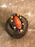 The Kooskia Adjustable Ring-Rings-Calli Co., Turquoise and Silver Jewelry, Native American Handmade, Zuni Tribe, Navajo Tribe, Brock Texas