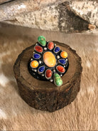 The Sopris Adjustable Ring-Rings-Calli Co., Turquoise and Silver Jewelry, Native American Handmade, Zuni Tribe, Navajo Tribe, Brock Texas
