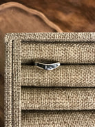 The Inlay Collection Ripple White Buffalo Band-Rings-Calli Co., Turquoise and Silver Jewelry, Native American Handmade, Zuni Tribe, Navajo Tribe, Brock Texas