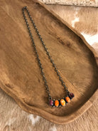 The Ginger Necklace-Necklaces-Calli Co., Turquoise and Silver Jewelry, Native American Handmade, Zuni Tribe, Navajo Tribe, Brock Texas