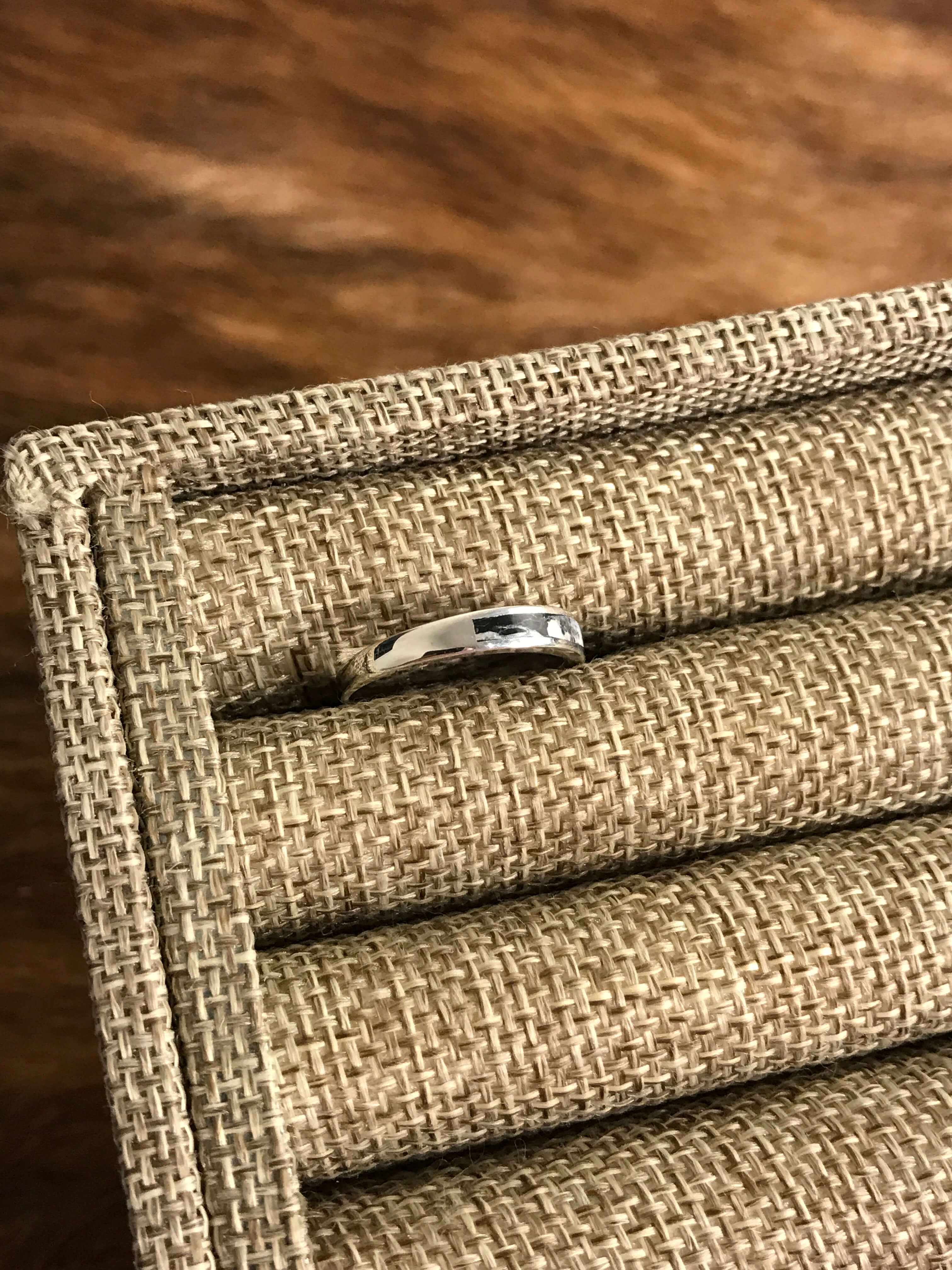 The Inlay Collection Midi White Buffalo Band-Rings-Calli Co., Turquoise and Silver Jewelry, Native American Handmade, Zuni Tribe, Navajo Tribe, Brock Texas