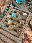 The Yuma Rings in Boulder-Rings-Calli Co., Turquoise and Silver Jewelry, Native American Handmade, Zuni Tribe, Navajo Tribe, Brock Texas