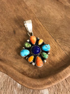 The Apollo Pendant, 2-Pendants-Calli Co., Turquoise and Silver Jewelry, Native American Handmade, Zuni Tribe, Navajo Tribe, Brock Texas