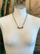 The Ginger Necklace-Necklaces-Calli Co., Turquoise and Silver Jewelry, Native American Handmade, Zuni Tribe, Navajo Tribe, Brock Texas