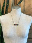 The Wilsons Necklace, 1-Necklaces-Calli Co., Turquoise and Silver Jewelry, Native American Handmade, Zuni Tribe, Navajo Tribe, Brock Texas