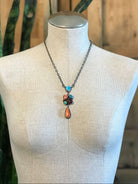 The Ritter Necklace-Necklaces-Calli Co., Turquoise and Silver Jewelry, Native American Handmade, Zuni Tribe, Navajo Tribe, Brock Texas