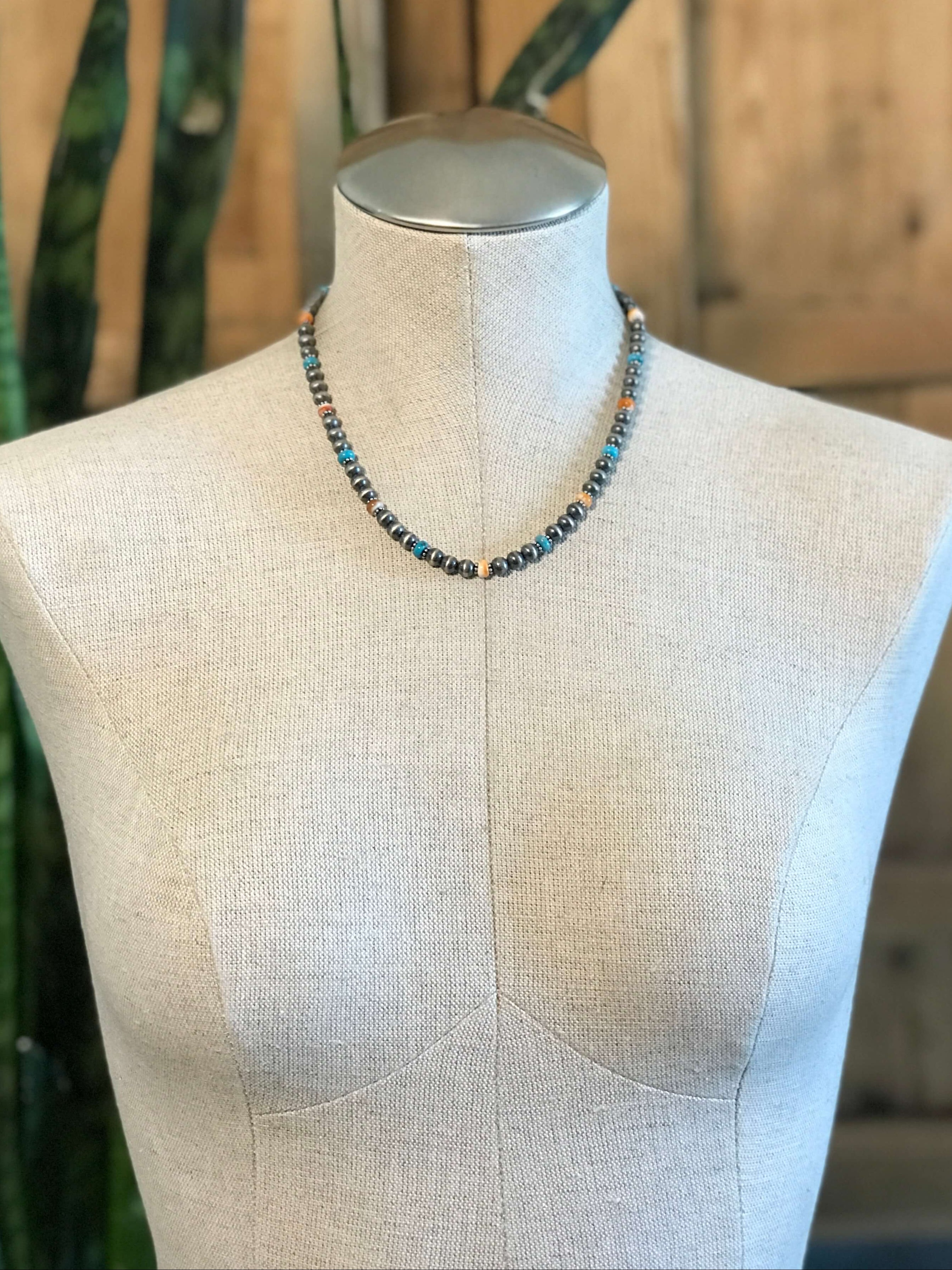 Navajo & Sterling Pearls – Calli Co. Silver
