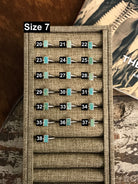 The Inlay Collection Tower Ring in Turquoise-Rings-Calli Co., Turquoise and Silver Jewelry, Native American Handmade, Zuni Tribe, Navajo Tribe, Brock Texas