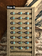 The Inlay Collection Tower Ring in Turquoise-Rings-Calli Co., Turquoise and Silver Jewelry, Native American Handmade, Zuni Tribe, Navajo Tribe, Brock Texas