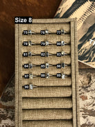 The Inlay Collection Tower Ring in White Buffalo-Rings-Calli Co., Turquoise and Silver Jewelry, Native American Handmade, Zuni Tribe, Navajo Tribe, Brock Texas