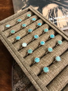 The Inlay Collection Cirque Turquoise Rings-Rings-Calli Co., Turquoise and Silver Jewelry, Native American Handmade, Zuni Tribe, Navajo Tribe, Brock Texas