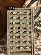 The Inlay Collection Cirque Turquoise Rings-Rings-Calli Co., Turquoise and Silver Jewelry, Native American Handmade, Zuni Tribe, Navajo Tribe, Brock Texas