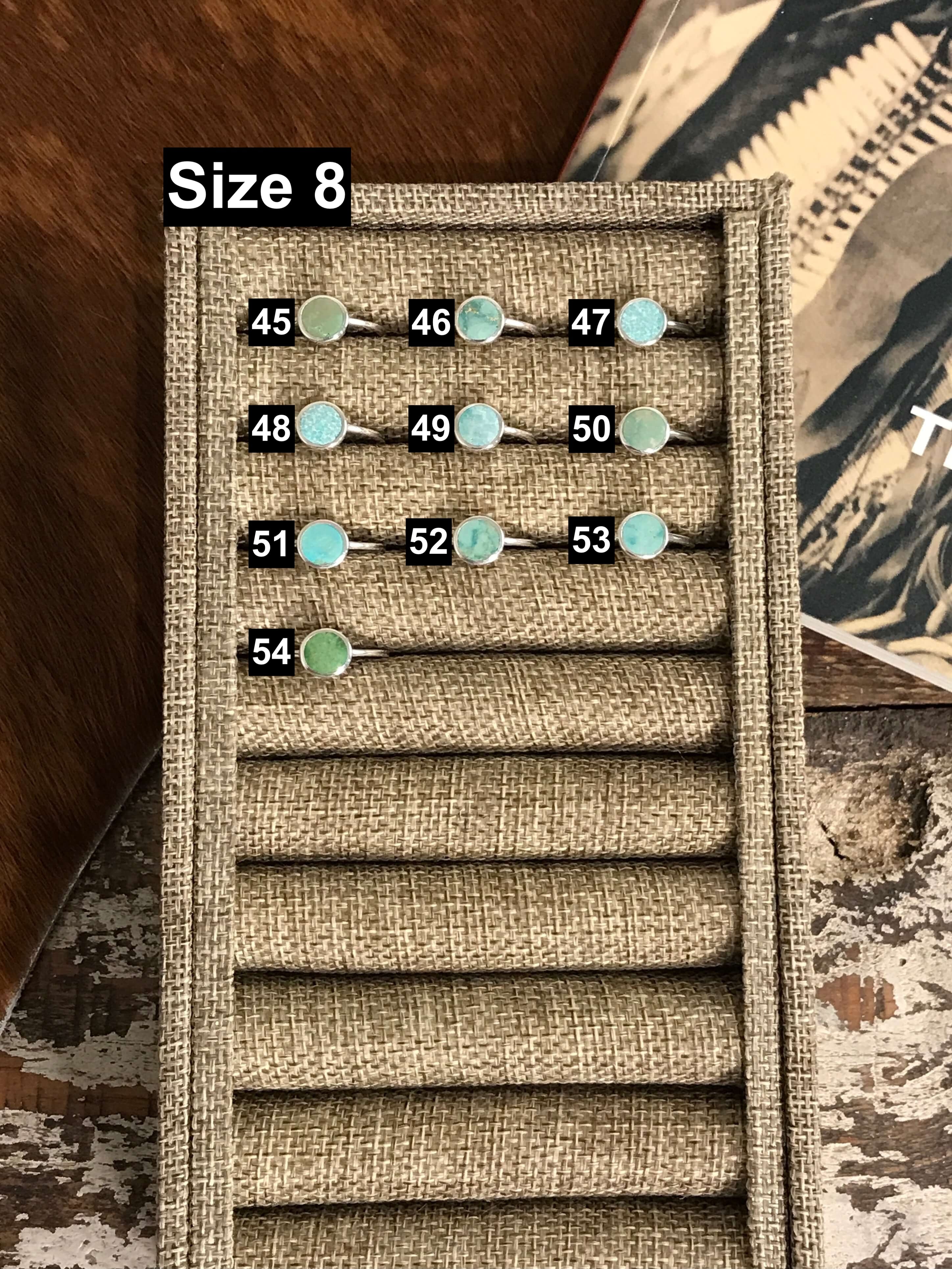 The Inlay Collection Cirque Turquoise Rings-Rings-Calli Co., Turquoise and Silver Jewelry, Native American Handmade, Zuni Tribe, Navajo Tribe, Brock Texas