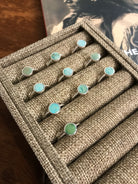 The Inlay Collection Cirque Turquoise Rings-Rings-Calli Co., Turquoise and Silver Jewelry, Native American Handmade, Zuni Tribe, Navajo Tribe, Brock Texas