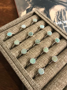 The Inlay Collection Cirque Turquoise Rings-Rings-Calli Co., Turquoise and Silver Jewelry, Native American Handmade, Zuni Tribe, Navajo Tribe, Brock Texas