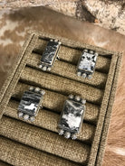 The Lebeck Rings-Rings-Calli Co., Turquoise and Silver Jewelry, Native American Handmade, Zuni Tribe, Navajo Tribe, Brock Texas