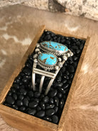 The Bronson Cuff, 2-Bracelets & Cuffs-Calli Co., Turquoise and Silver Jewelry, Native American Handmade, Zuni Tribe, Navajo Tribe, Brock Texas