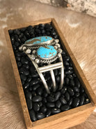 The Bronson Cuff, 2-Bracelets & Cuffs-Calli Co., Turquoise and Silver Jewelry, Native American Handmade, Zuni Tribe, Navajo Tribe, Brock Texas