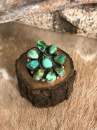 The Piedra Adjustable Ring-Rings-Calli Co., Turquoise and Silver Jewelry, Native American Handmade, Zuni Tribe, Navajo Tribe, Brock Texas