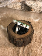The Piedra Adjustable Ring-Rings-Calli Co., Turquoise and Silver Jewelry, Native American Handmade, Zuni Tribe, Navajo Tribe, Brock Texas
