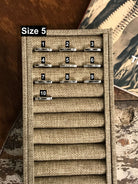 The Inlay Collection Thin White Buffalo Band-Rings-Calli Co., Turquoise and Silver Jewelry, Native American Handmade, Zuni Tribe, Navajo Tribe, Brock Texas