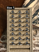 The Inlay Collection Thin White Buffalo Band-Rings-Calli Co., Turquoise and Silver Jewelry, Native American Handmade, Zuni Tribe, Navajo Tribe, Brock Texas